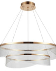 LAMPA SUFITOWA WISZĄCA G146-2CP ZŁOTA 1
