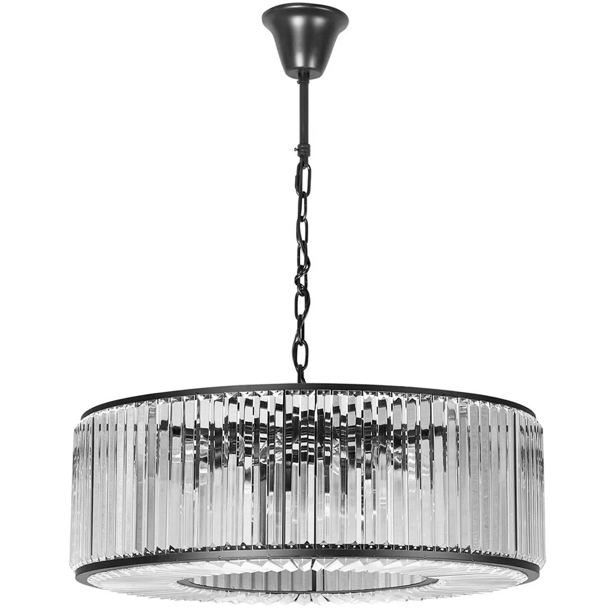 Lampa Kryształowa Wisząca APP1651-6CP Black 1