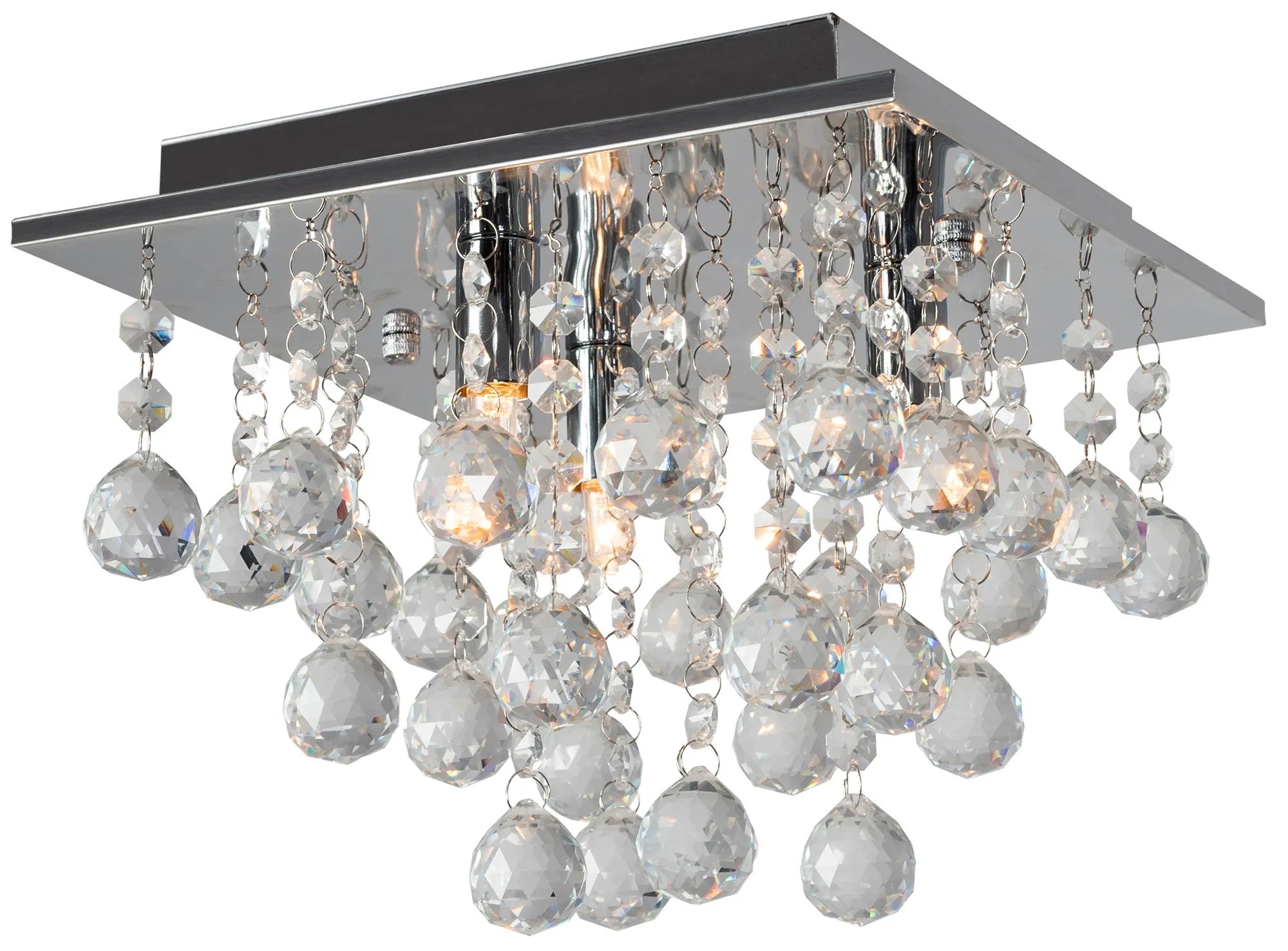 Lampa Sufitowa Kryształowa Plafon APP404-C 1