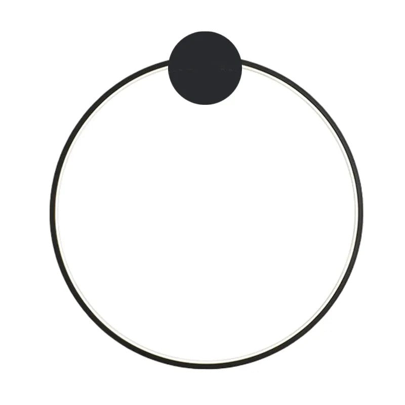 LAMPA ŚCIENNA KINKIET LED APP1386-CW BLACK 40cm 1