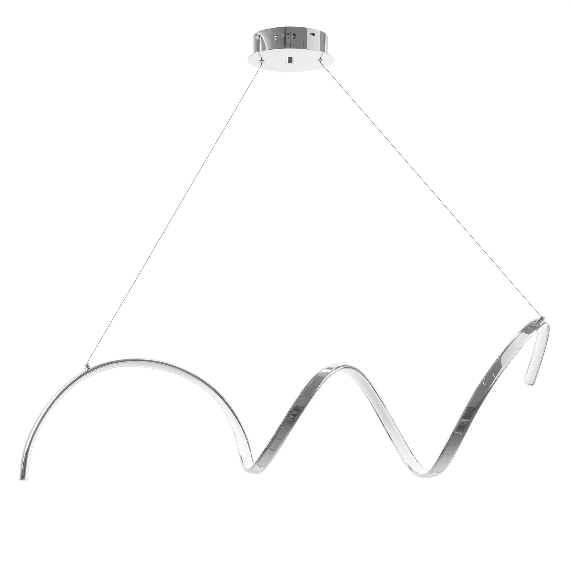 LAMPA SUFITOWA WISZĄCA LED LHJ025-CP CHROME 1