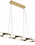 LAMPA SUFITOWA WISZĄCA LED G135-CP Złota 1