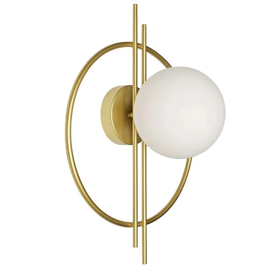 LAMPA ŚCIENNA KINKIET APP1436-W GOLD 1