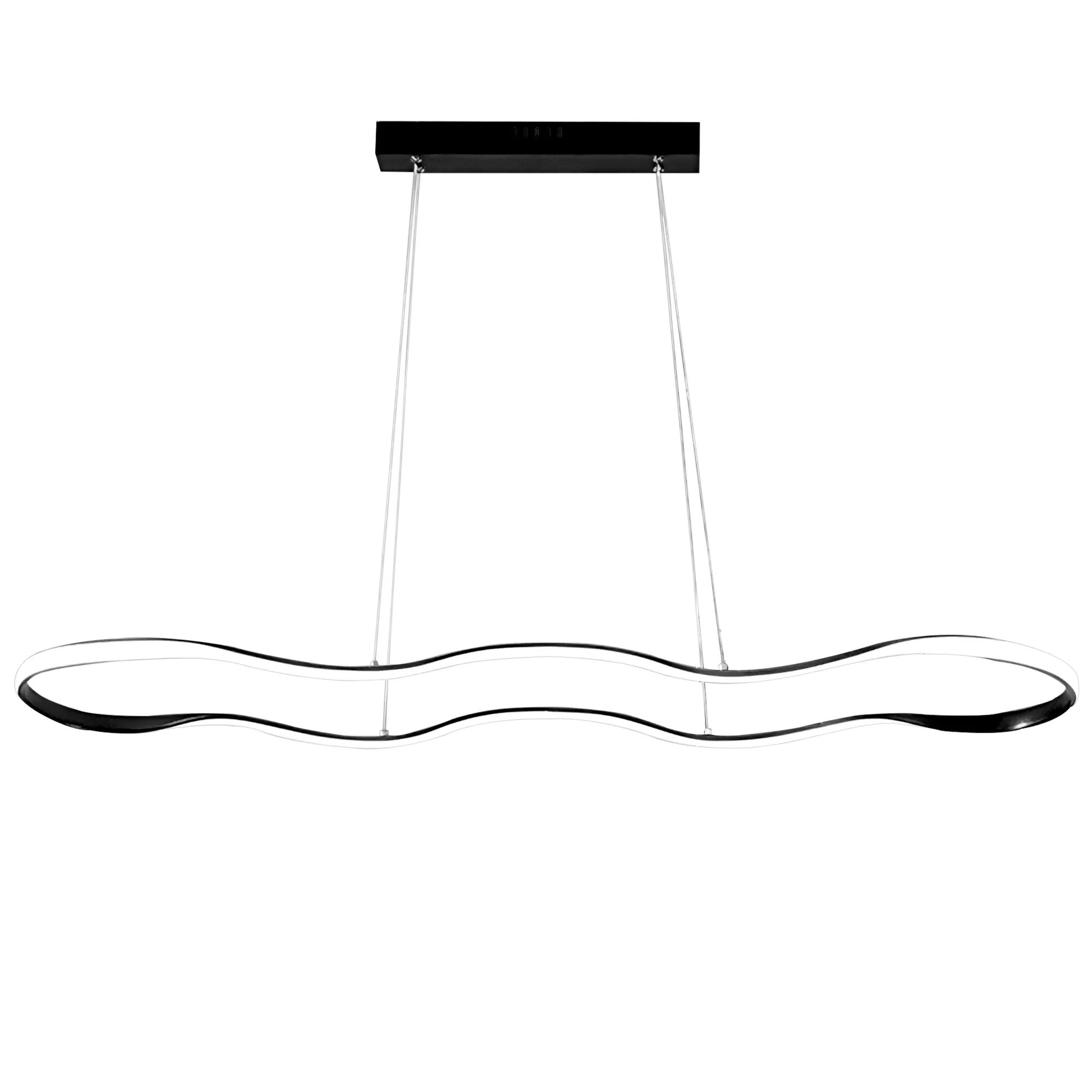 LAMPA SUFITOWA WISZĄCA LED LHJ026-CP CZARNA 1