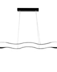LAMPA SUFITOWA WISZĄCA LED LHJ026-CP CZARNA 1