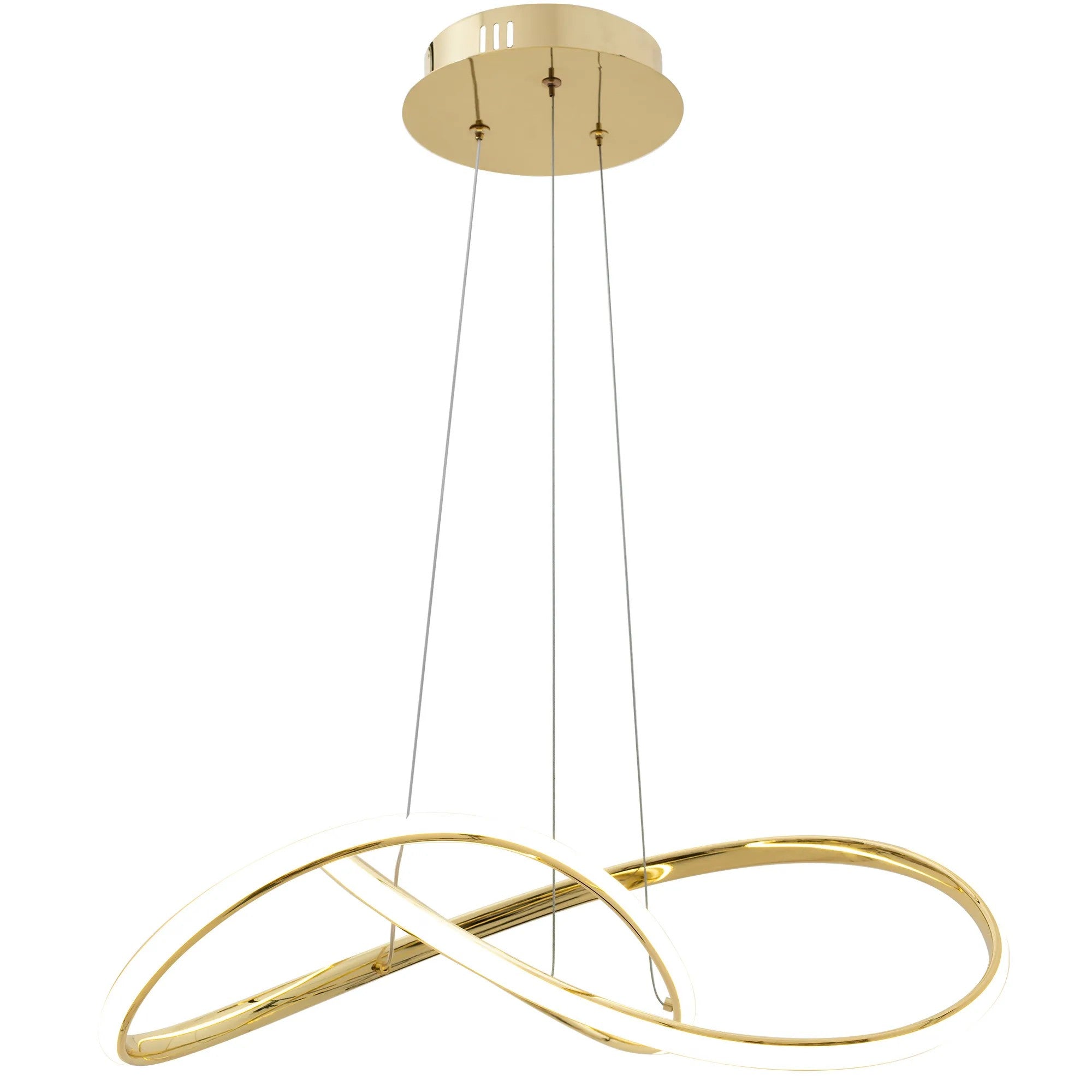 LAMPA SUFITOWA WISZĄCA LED APP1601-CP Gold 1