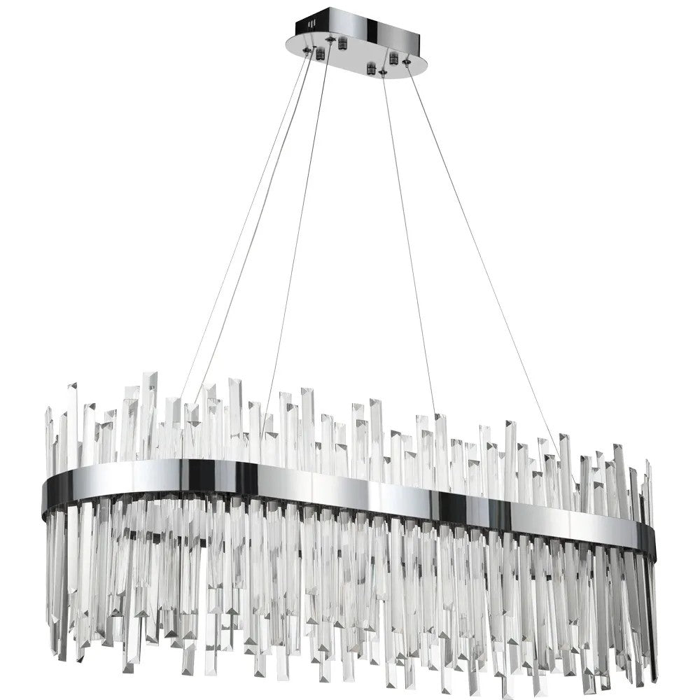 Lampa Kryształowa Wisząca APP1514-CP80 1