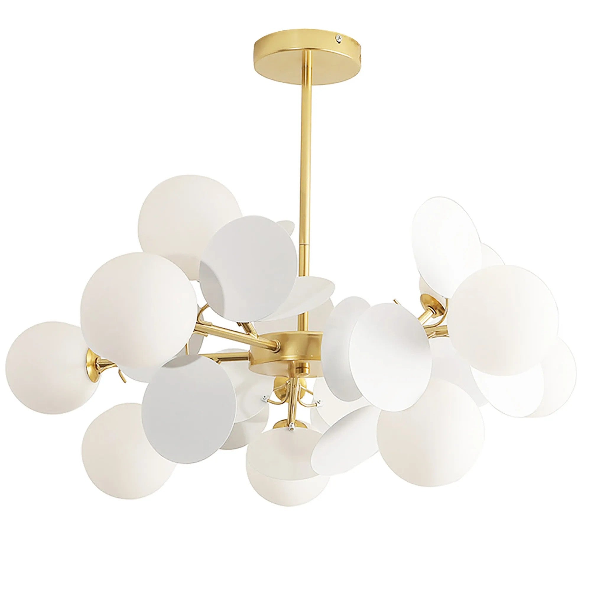LAMPA SUFITOWA WISZĄCA ZŁOTA APP1565-12 1