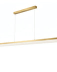 Lampa Wisząca LED APP1697-CP 200 Cm Złota Szczotkowana 1