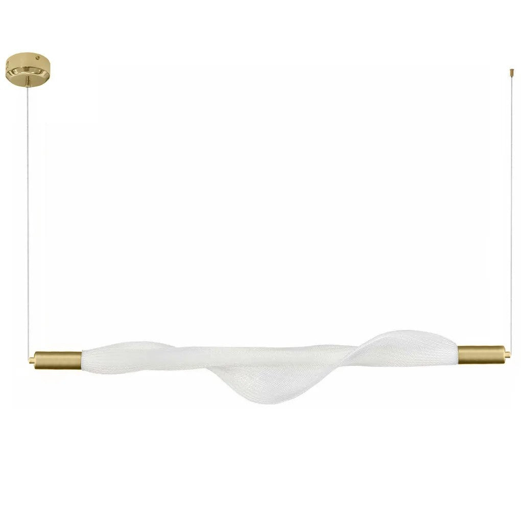 LAMPA SUFITOWA WISZĄCA LED APP1445-CP Złota 1