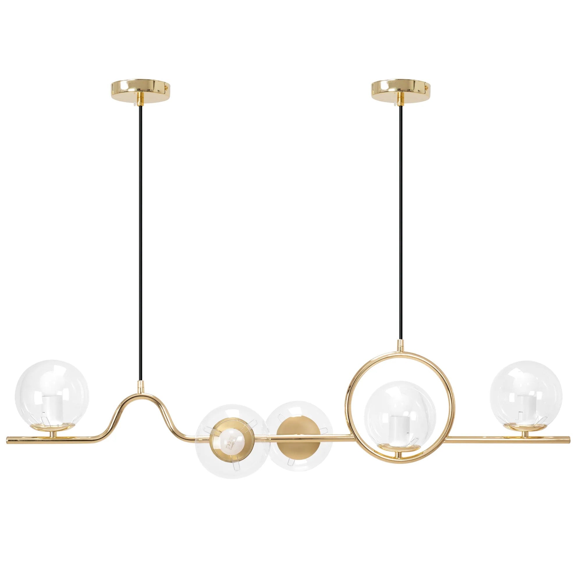 Lampa Wisząca APP1023-5CP Złota 1