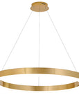 LAMPA WISZĄCA LED LHJ051-CP1 C ZŁOTA SZCZOTKOWANA 1