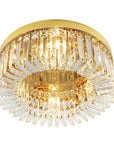 LAMPA KRYSZTAŁOWA PLAFON APP1729-8C 60 Cm ZŁOTA 1
