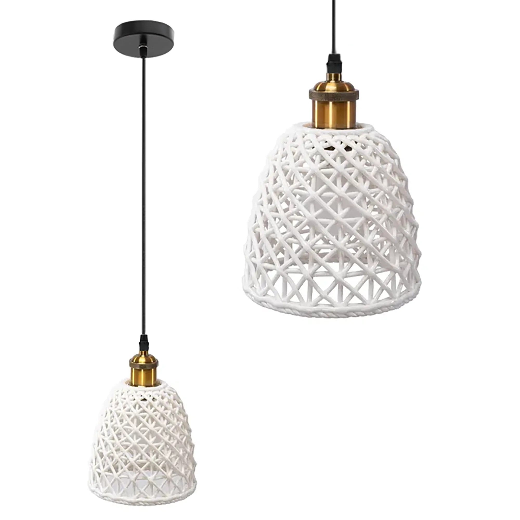 Lampa Wisząca APP1006-1CP Biała 1