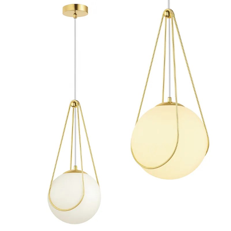 LAMPA SUFITOWA WISZĄCA APP1793-1CP 20cm Złota 1