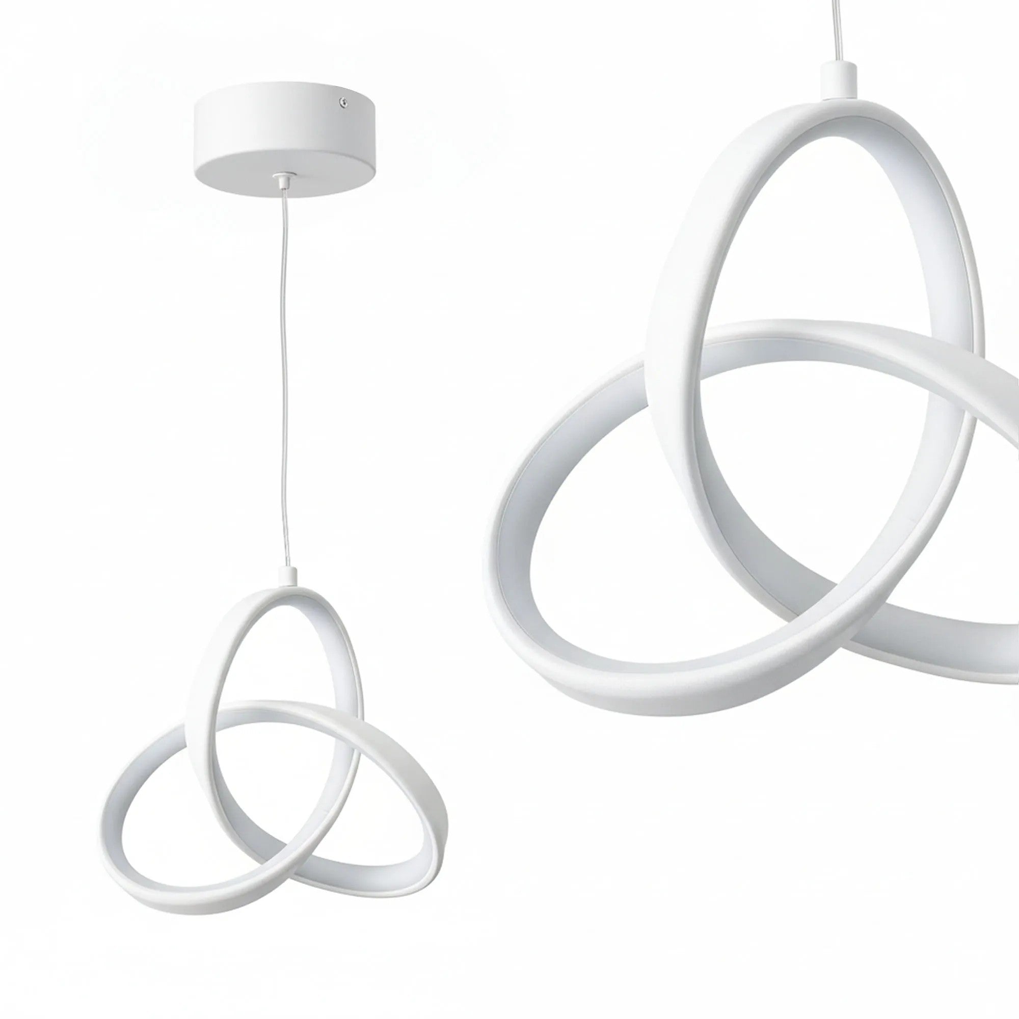 LAMPA SUFITOWA WISZĄCA LED APP1783-CP BIAŁA 1
