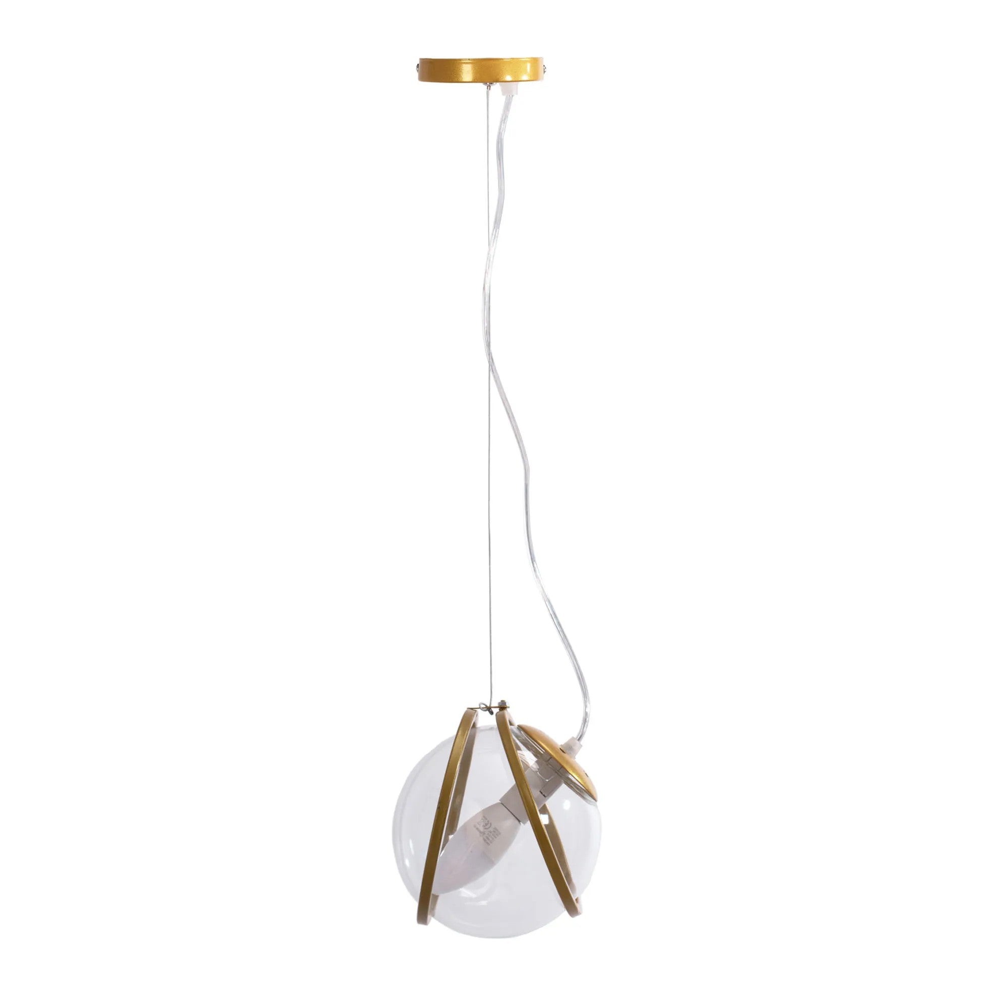Lampa Wisząca APP1089-1CP Złota 1