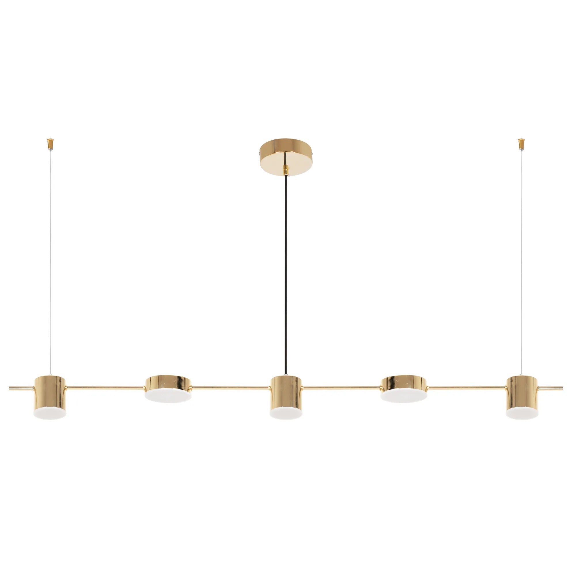 Lampa Sufitowa Wisząca LED APP929-5CP Złota 1