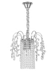 Lampa Wisząca Z Kryształami SWE089-CP 30cm Chrom 1