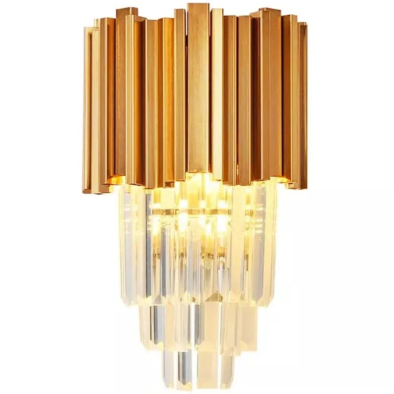 Lampa Kryształowa Kinkiet 312357 Złota 1