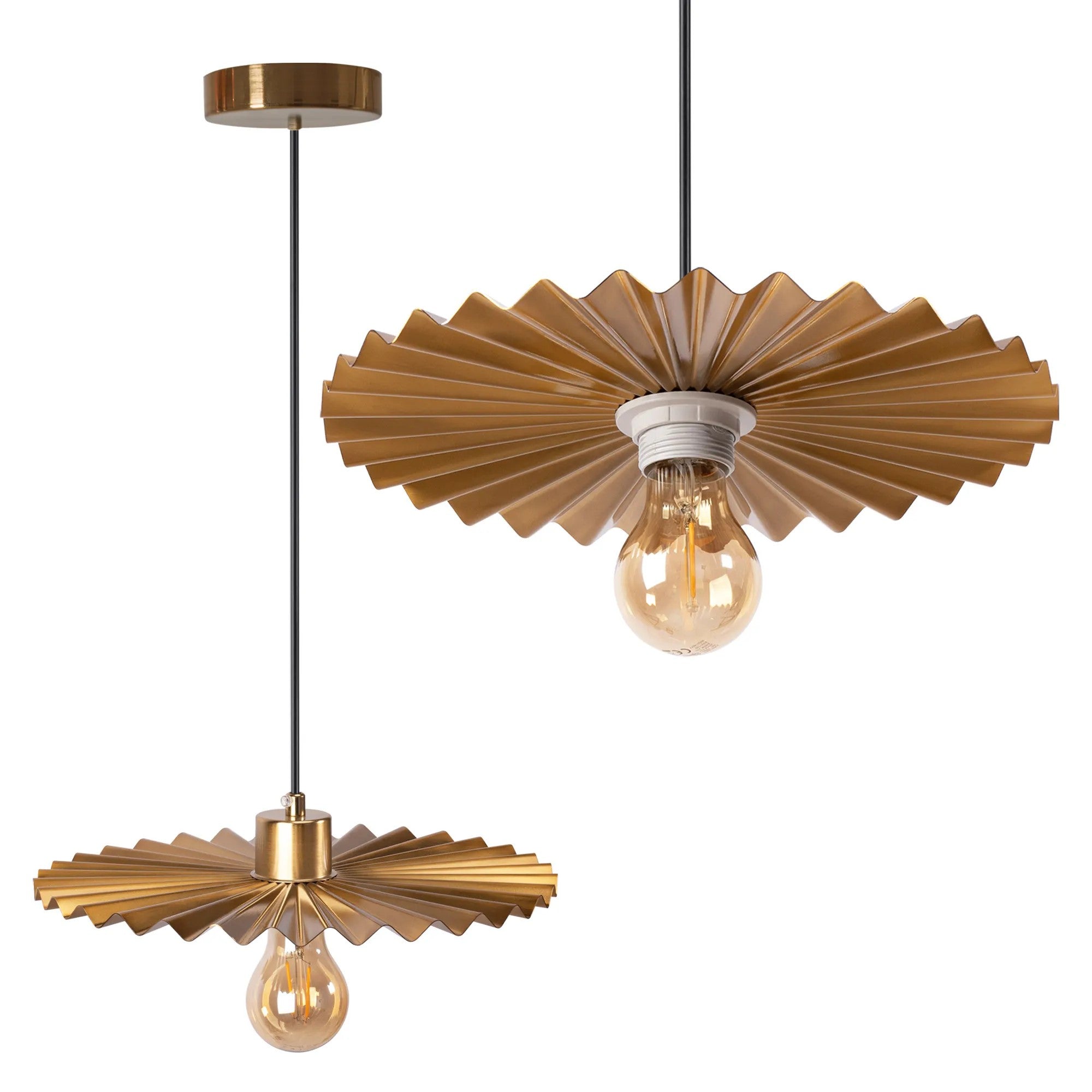 LAMPA SUFITOWA WISZĄCA APP1354 Stare Złoto 30 Cm 1