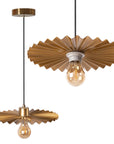 LAMPA SUFITOWA WISZĄCA APP1354 Stare Złoto 30 Cm 1