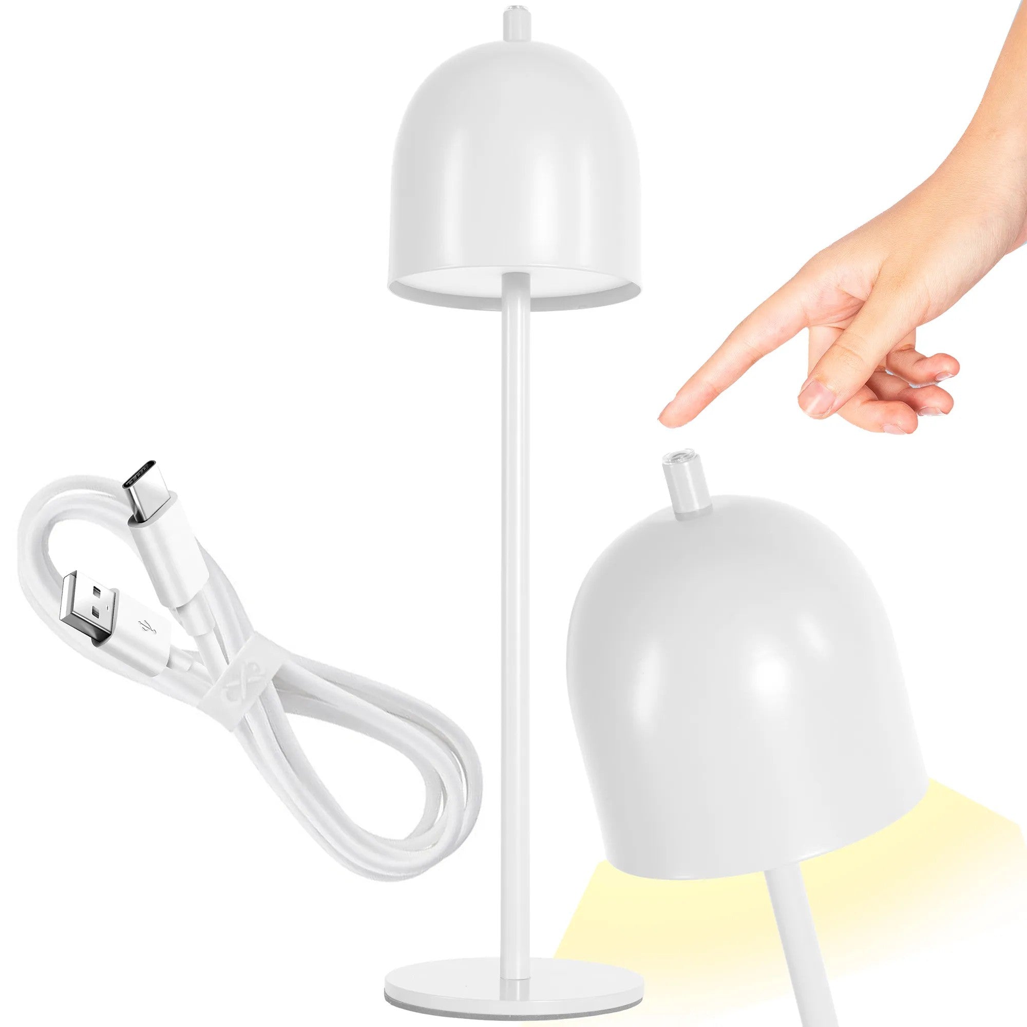Lampka Nocna APP1363-T Biała 1