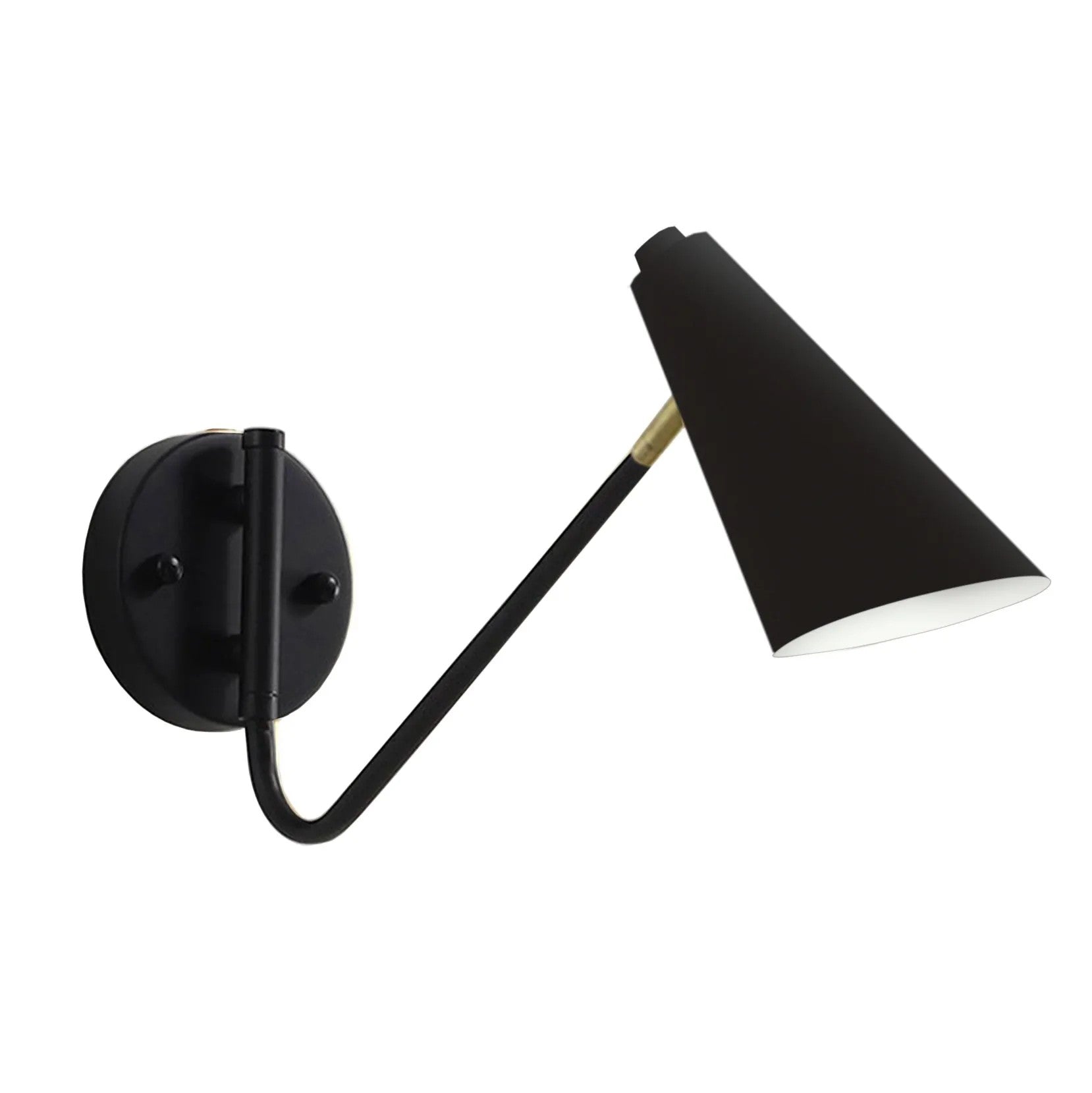 LAMPA ŚCIENNA KINKIET APP1139-1W Czarno-złota 1