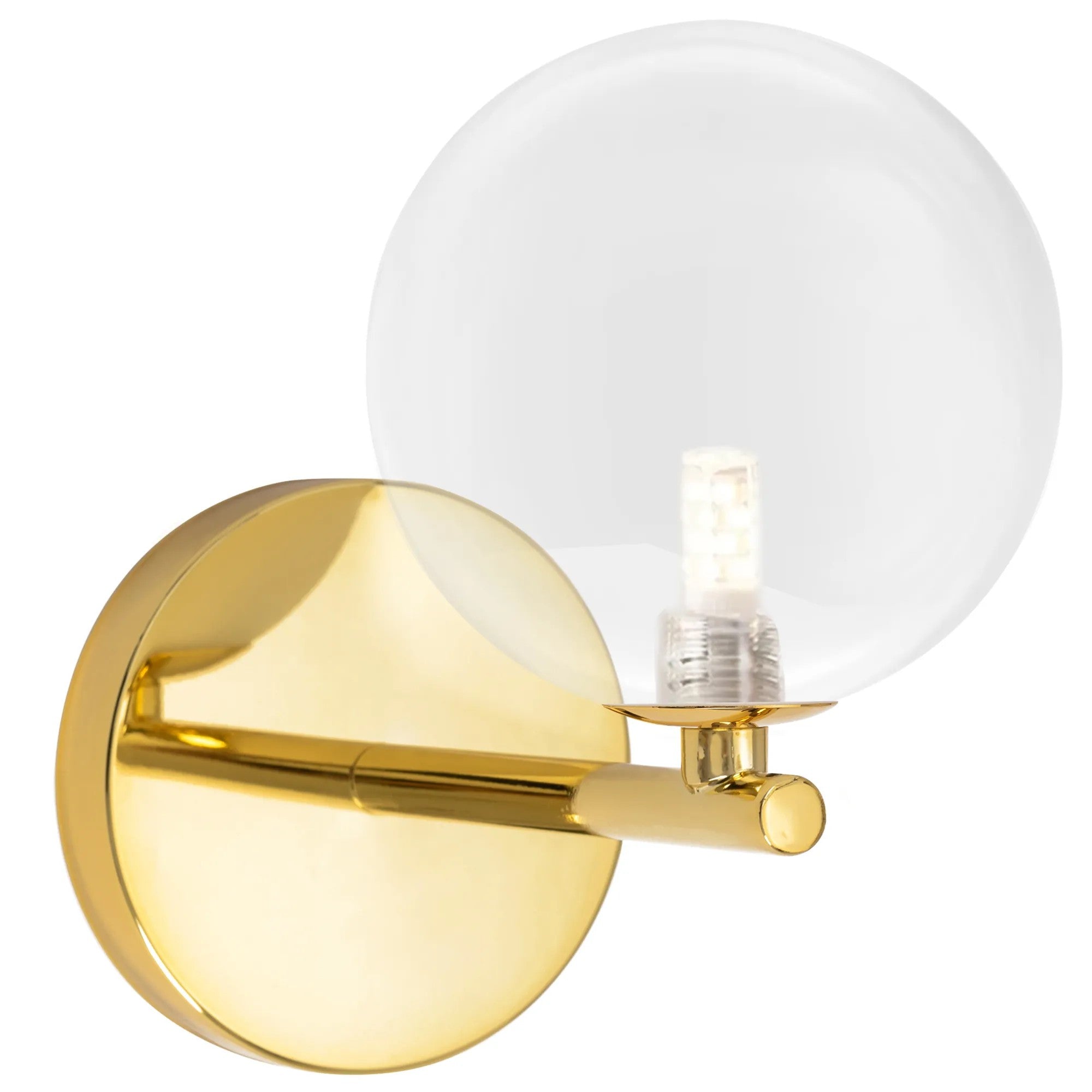 LAMPA ŚCIENNA KINKIET APP1161-1W Złota 1