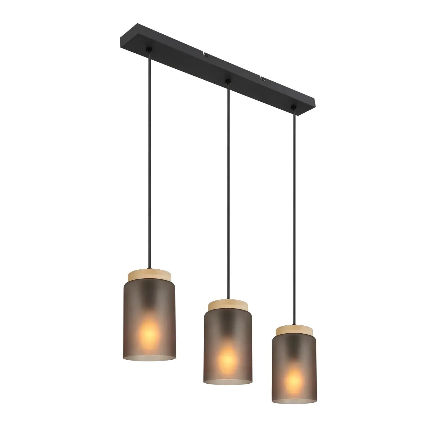 LAMPA SUFITOWA WISZĄCA APP1812-3CP Frosted Grey 1