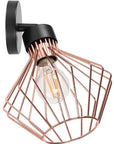 Lampa Kinkiet Ścienny Metalowy Loft APP534-1W Różowe Złoto 1