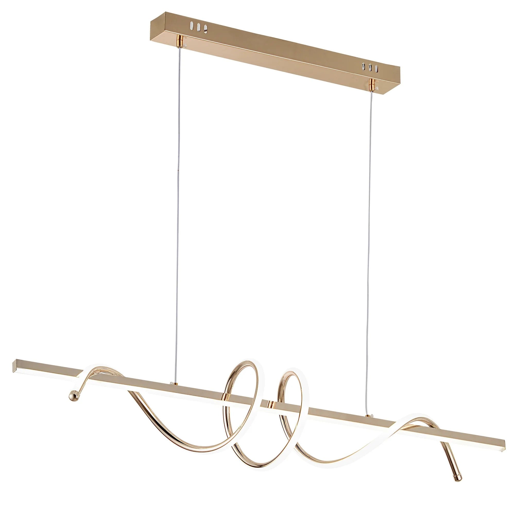 LAMPA WISZĄCA LED G065-CP Złota 1
