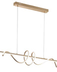 LAMPA WISZĄCA LED G065-CP Złota 1