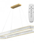 LAMPA WISZĄCA LED APP1508-CP BRUSH GOLD 1