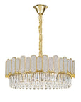 Lampa Wisząca Z Kryształami SWE107-CP 50cm Złota 1