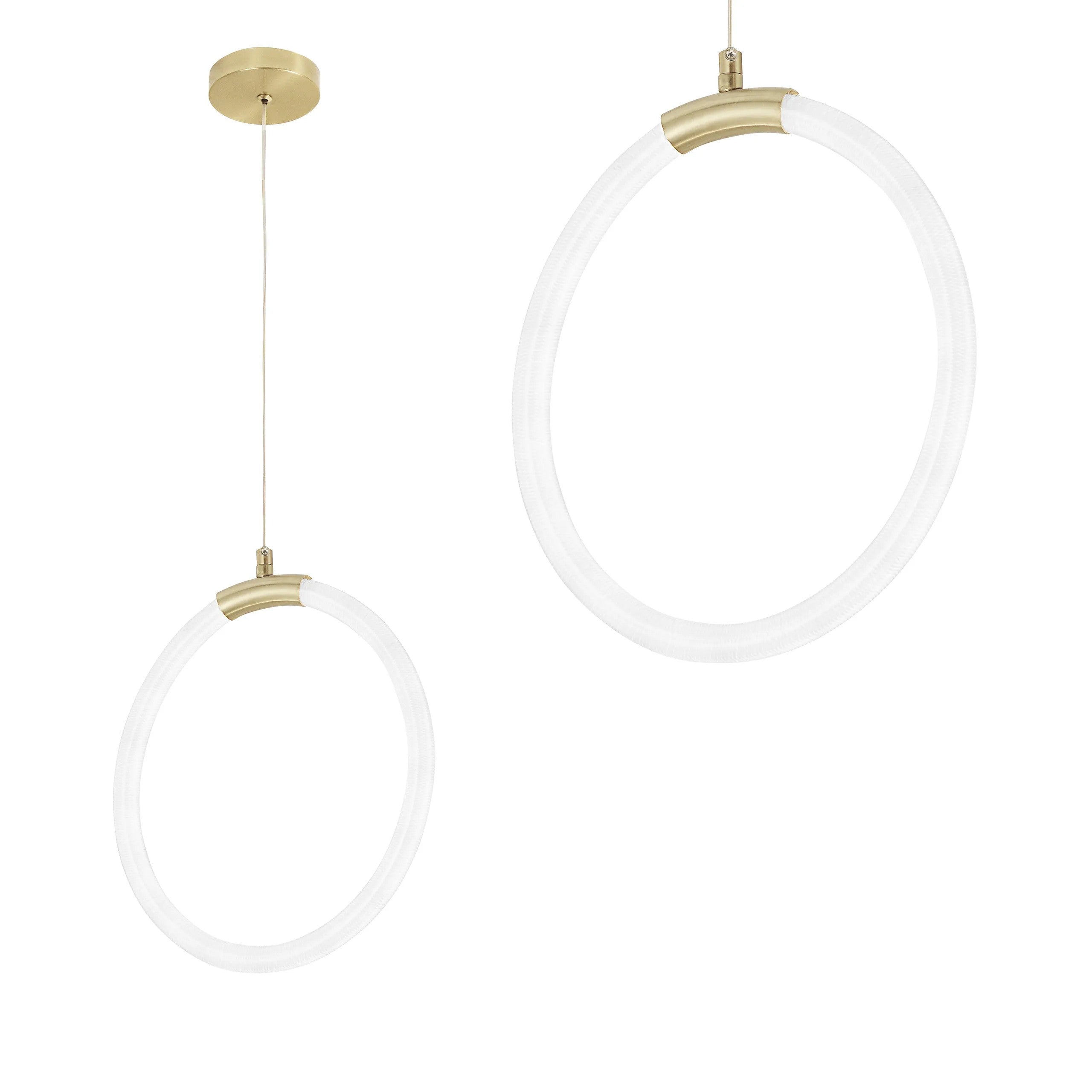 LAMPA WISZĄCA LED G020-CP ZŁOTA 1