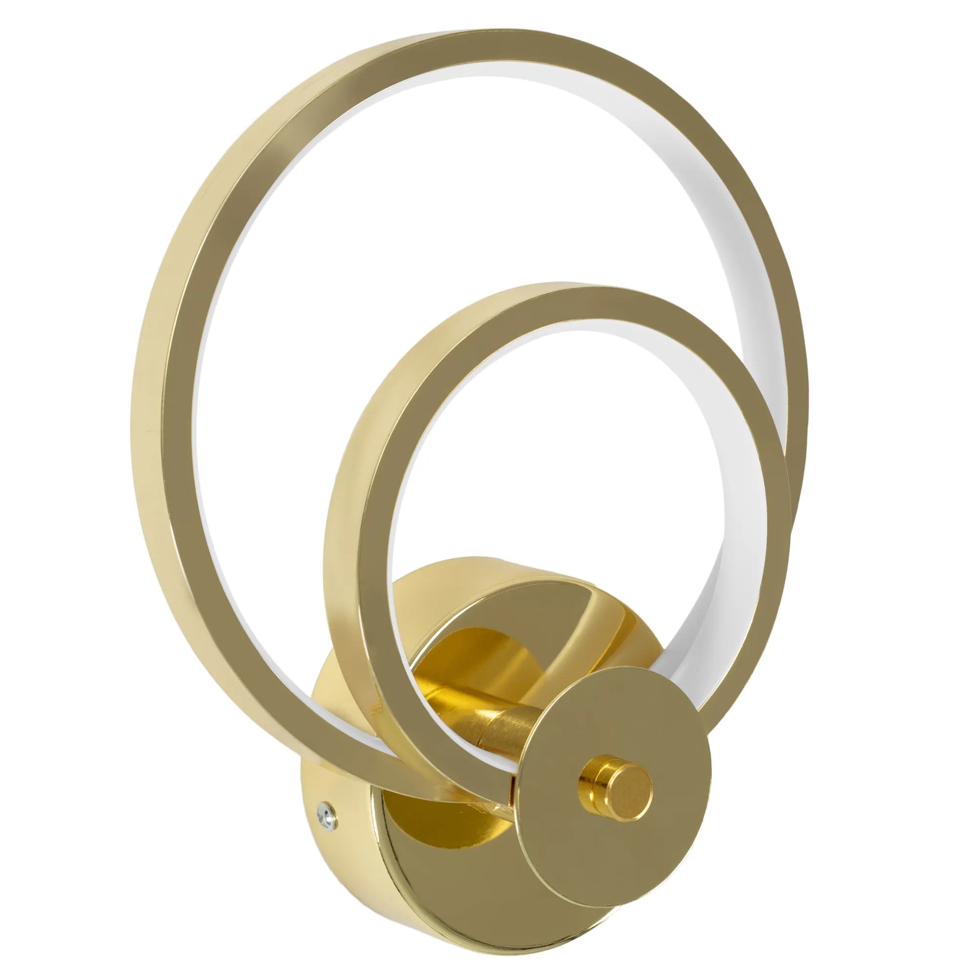 LAMPA ŚCIENNA KINKIET LED APP1043-W Złota 1