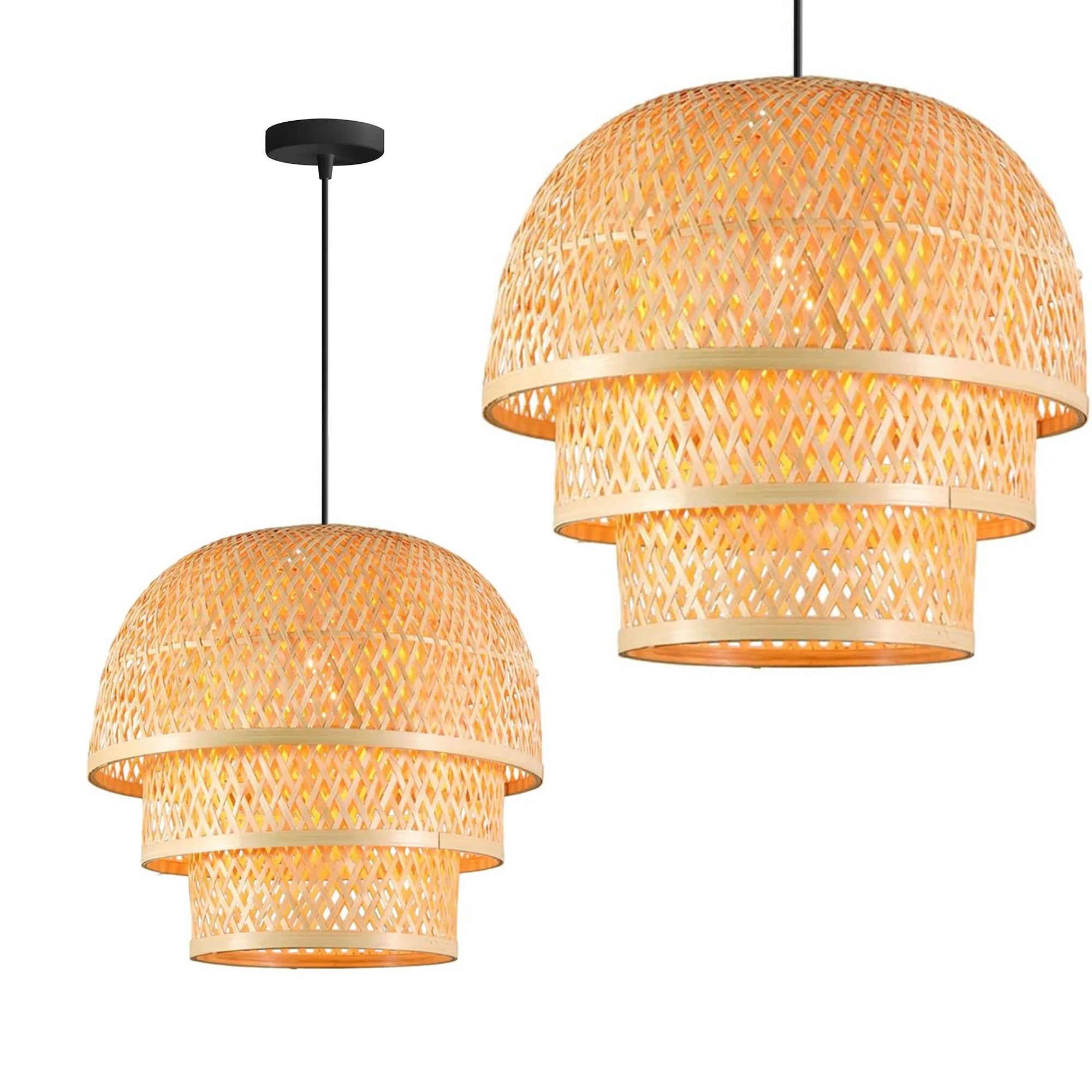 LAMPA WISZĄCA BAMBUSOWA APP1629-1CP 1
