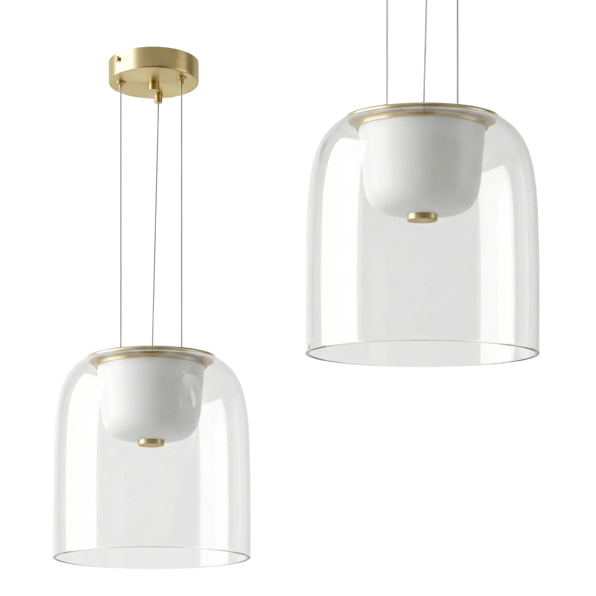 LAMPA WISZĄCA LED APP1689-1PC A Złota 1