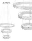 LAMPA WISZĄCA LED KRYSZTAŁOWA MS008-CP Chrom 1