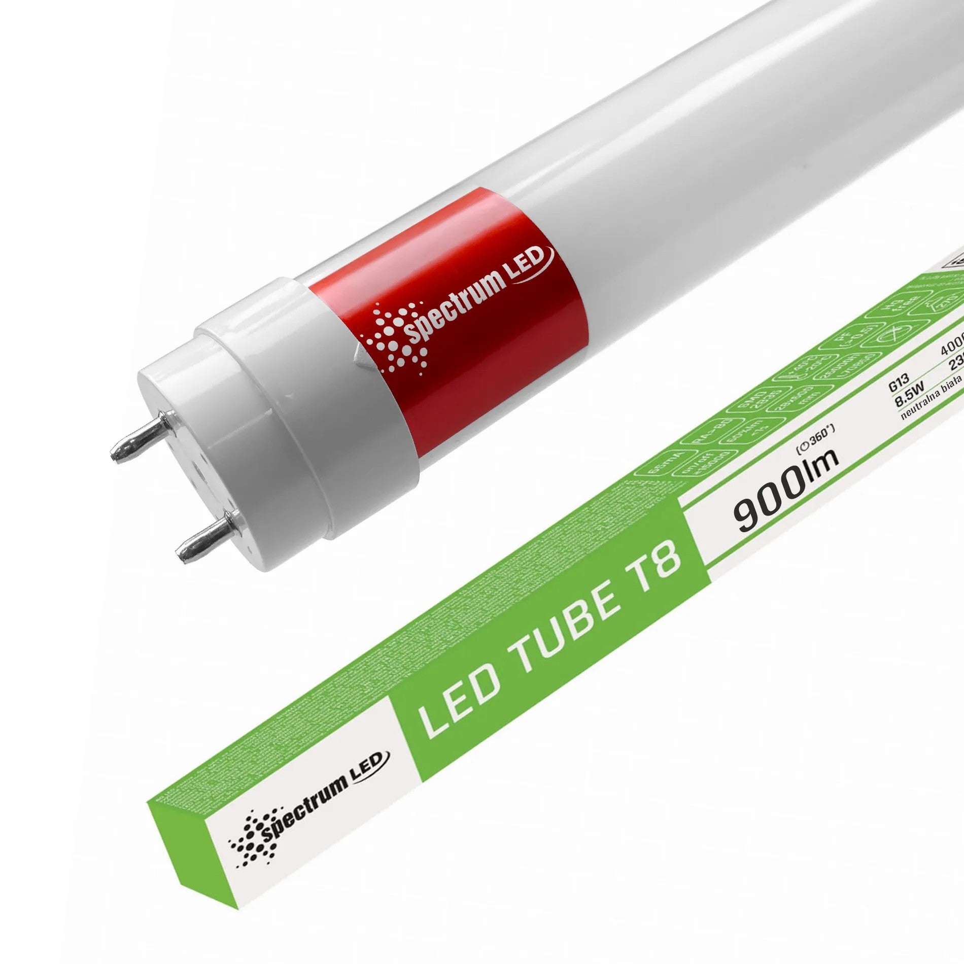 Tuba LED Biała Neutralna 60 CM T8 230V 8,5W WOJ+22301 1