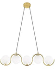LAMPA SUFITOWA WISZĄCA APP1440-5CP Złota 1