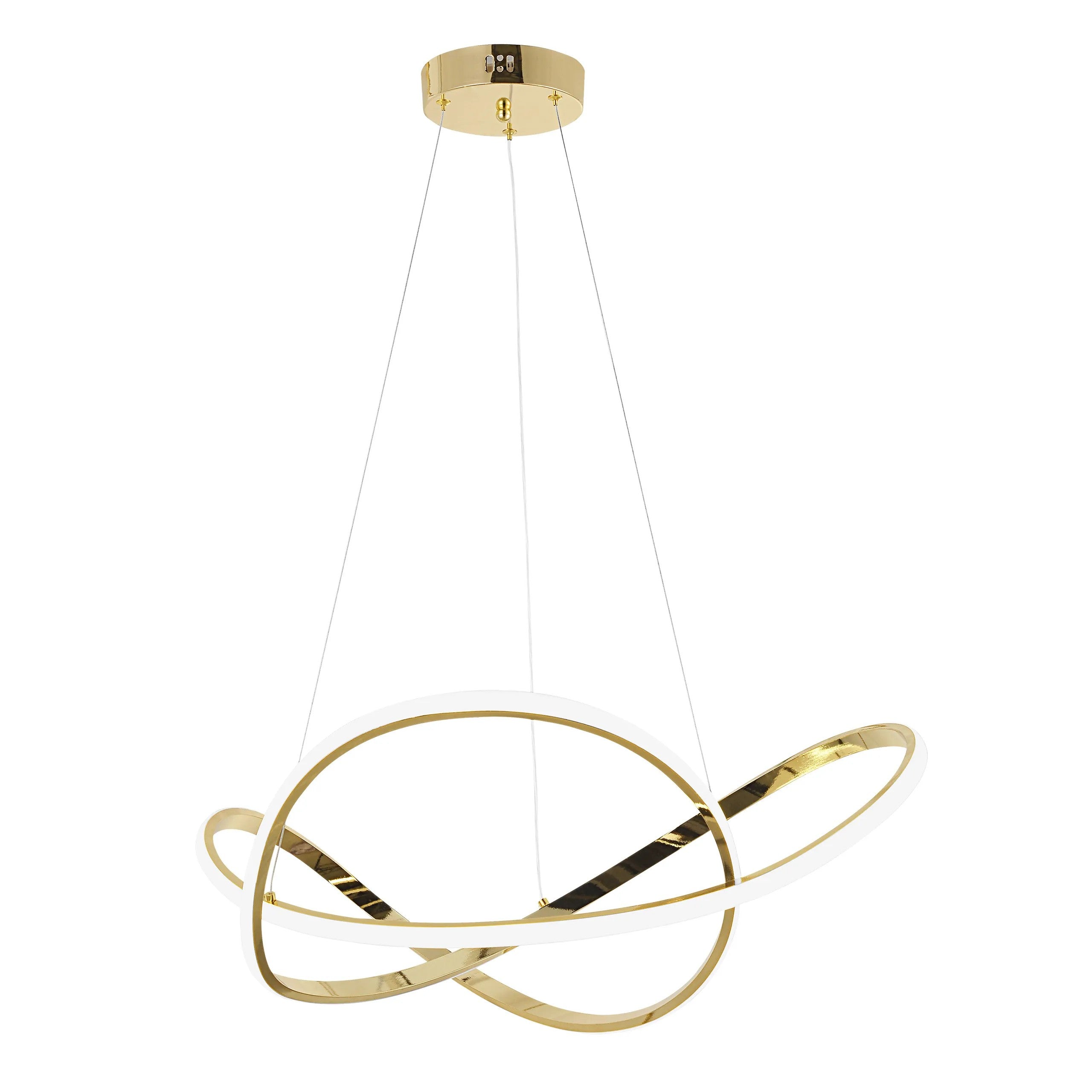 LAMPA WISZĄCA LED G078-1CP ZŁOTA 1