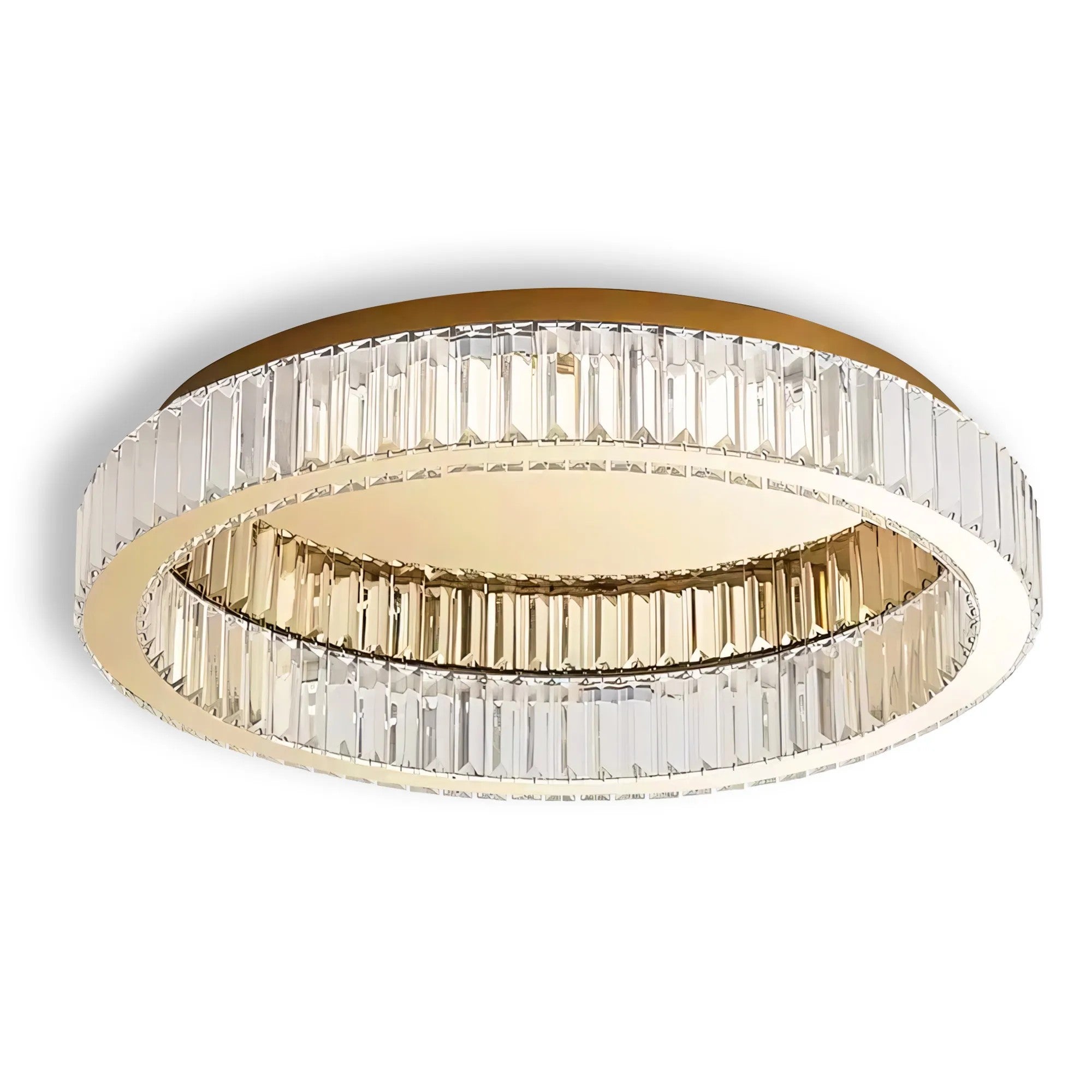 LAMPA KRYSZTAŁOWA PLAFON APP1723-C 60cm ZŁOTA 1