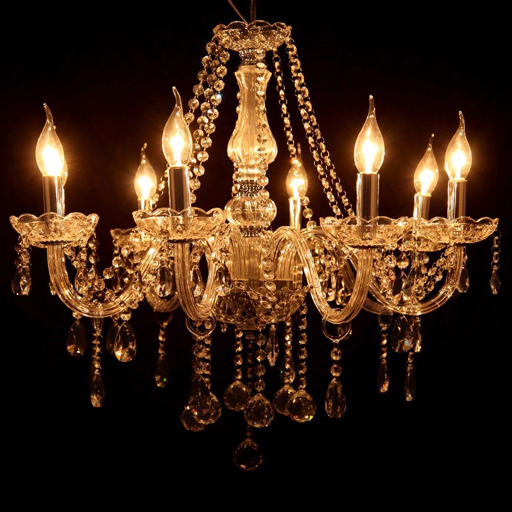 Lampa Kryształowa Żyrandol 300750