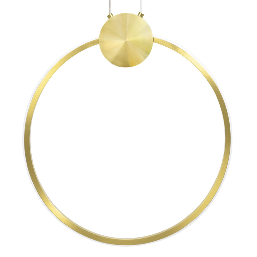 LAMPA SUFITOWA WISZĄCA LED APP1393-CP GOLD 30cm