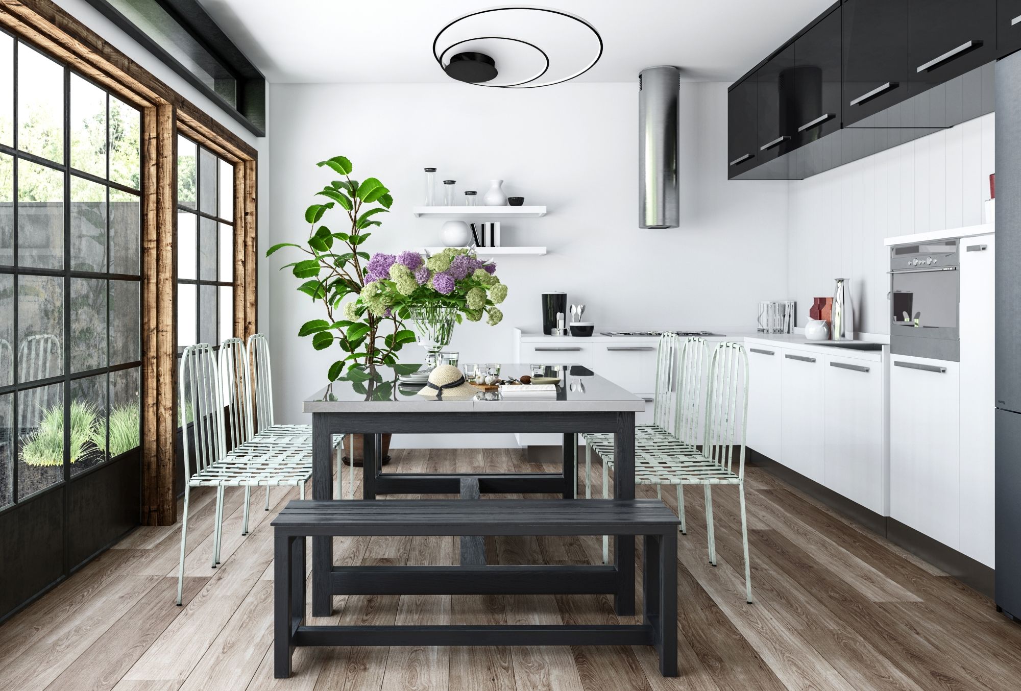 Lampa Sufitowa Z Pilotem Plafon Led App802-c Czarna