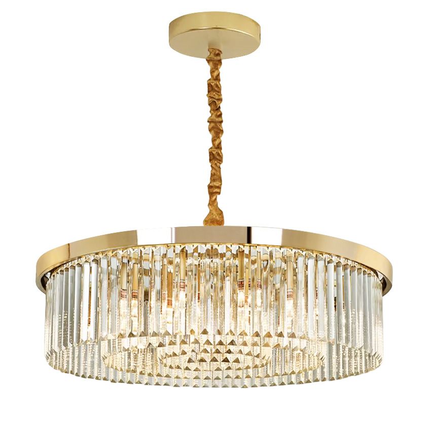 Lampa Kryształowa Wisząca APP1531-8CP4 Złota 1