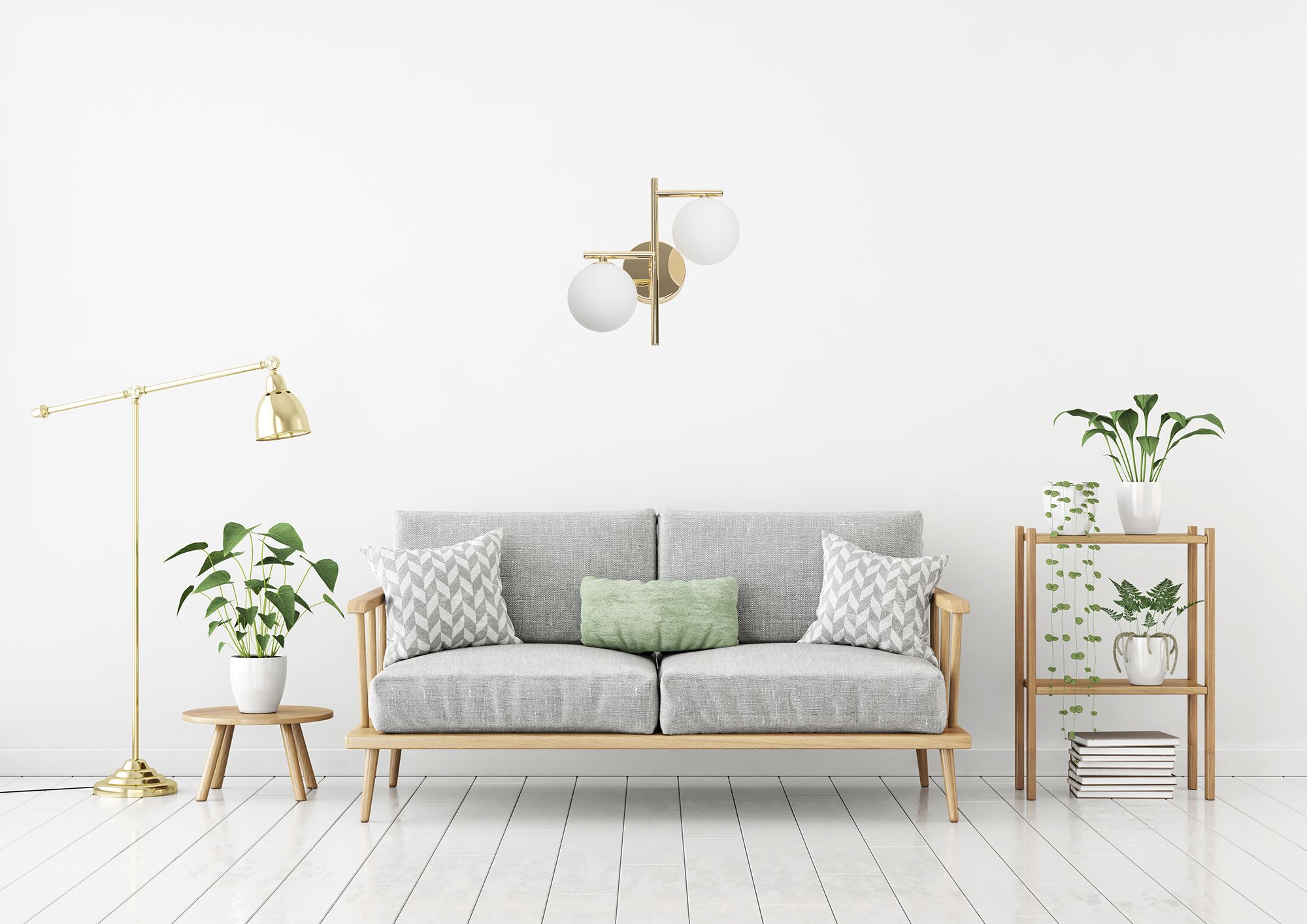 Lampa Ścienna Kinkiet App1171-2w Złoty