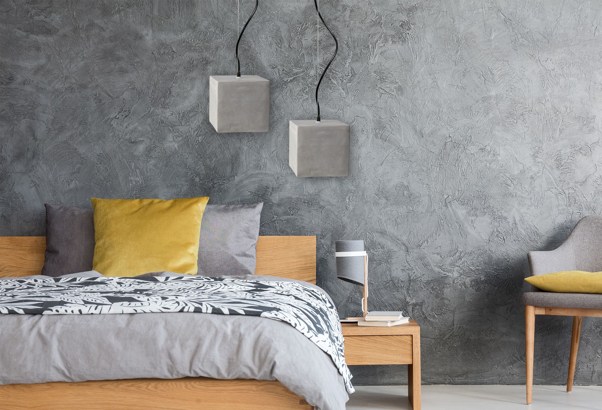 Lampa Sufitowa Wisząca Betonowa APP490-1CP